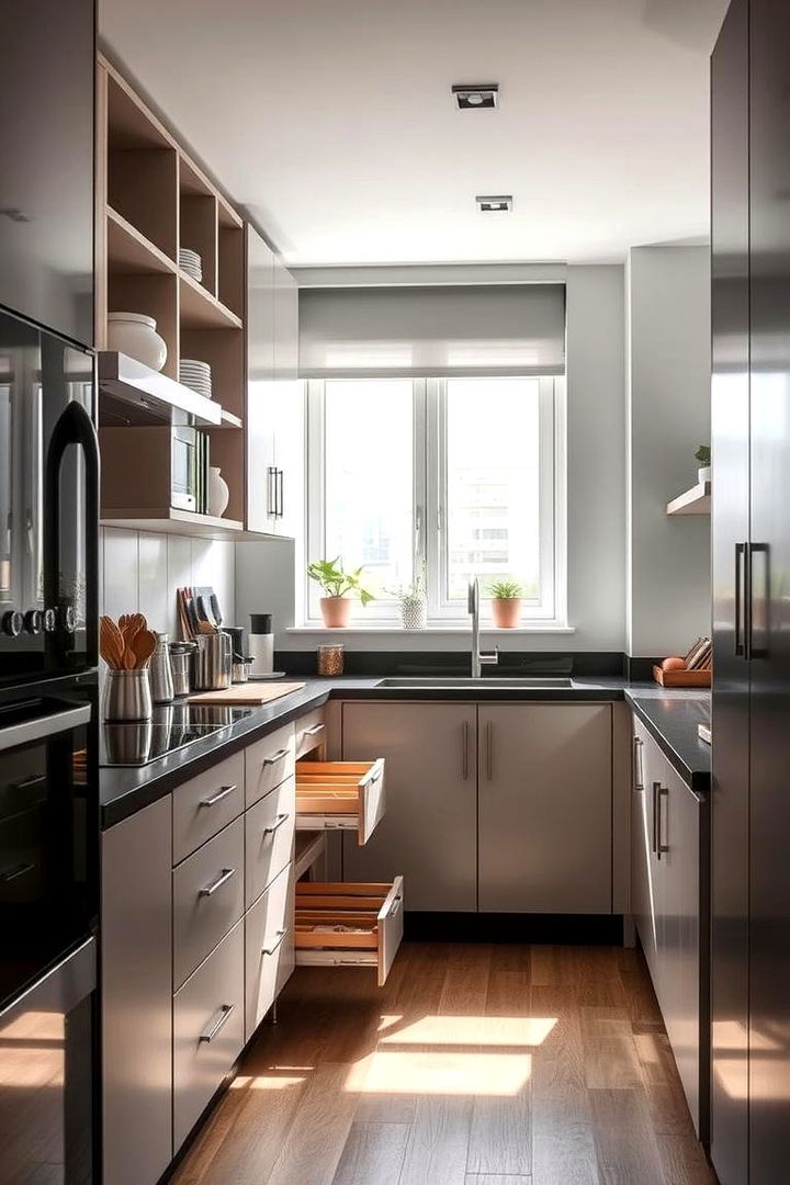 Space Saving Taupe Cabinet Innovations - 22 Taupe Kitchen Cabinet Ideas