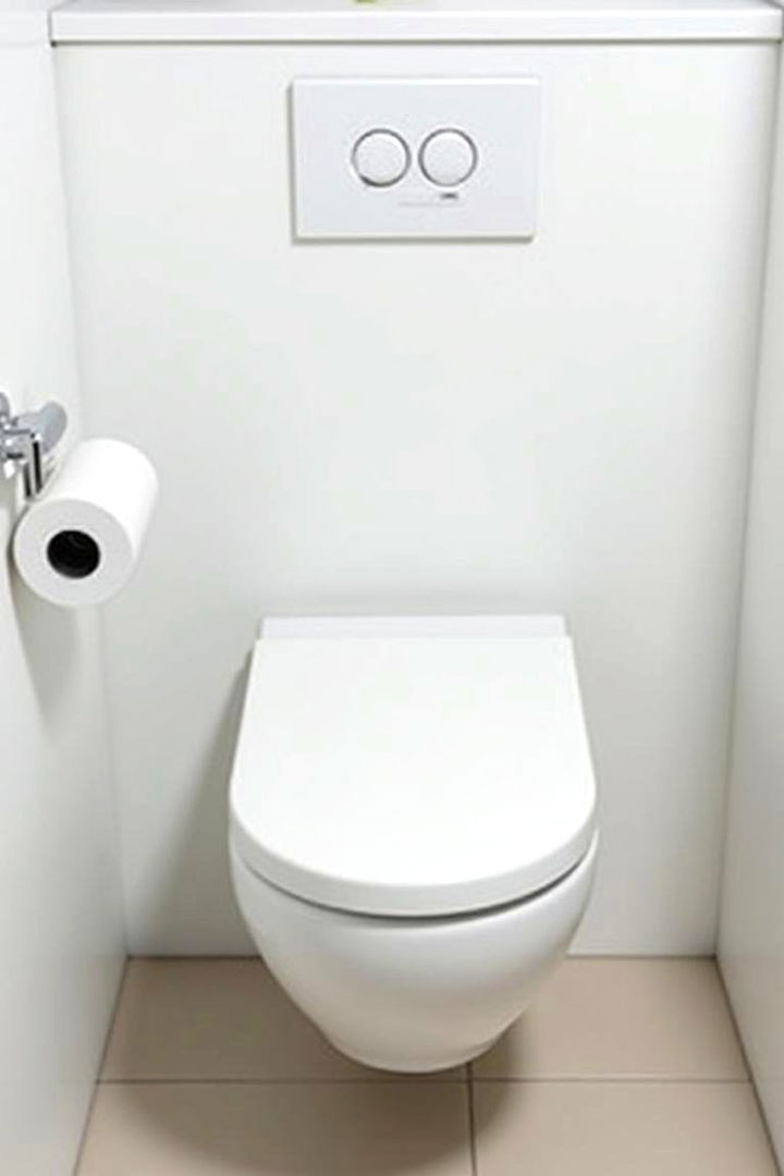 Space Saving Toilet Designs - 22 Small White Bathroom Ideas