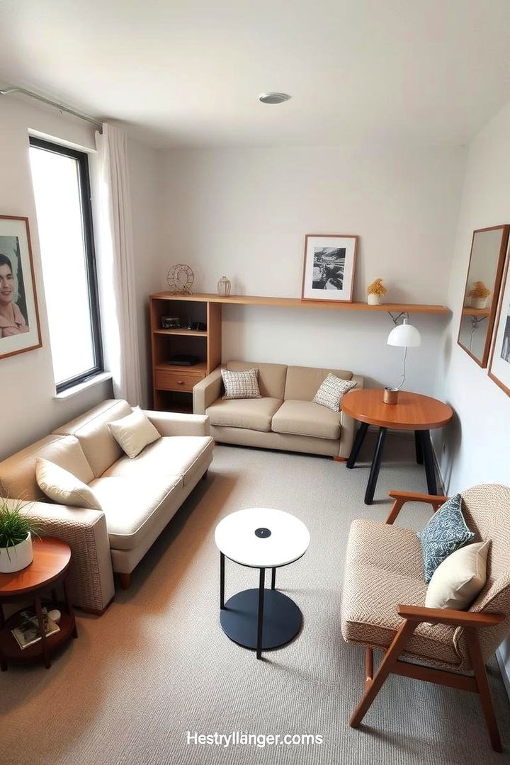 Space Savvy Furniture Choices - 22 Living Room Dining Room Combos