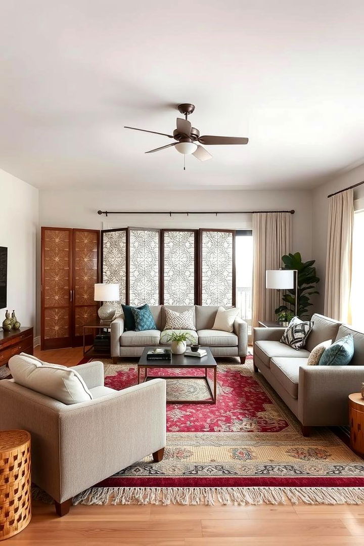 Space Zone Divisions - 22 Condo Living Room Ideas
