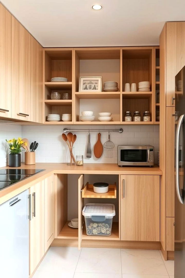 Space saving Designs - 22 Kitchens With Light Wood Cabinets