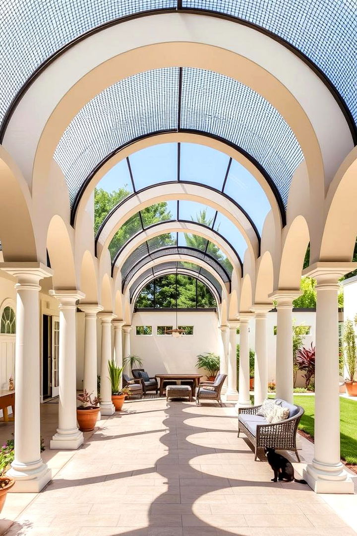 Spacious Archways Cat Patio - 22 Outdoor Catio Ideas