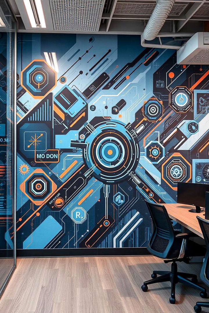 Sparking Innovation - 22 Office Wall Murals
