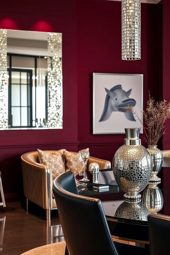 Sparkling Metallic Accents - 22 Ways to Decorate With Jewel Tones