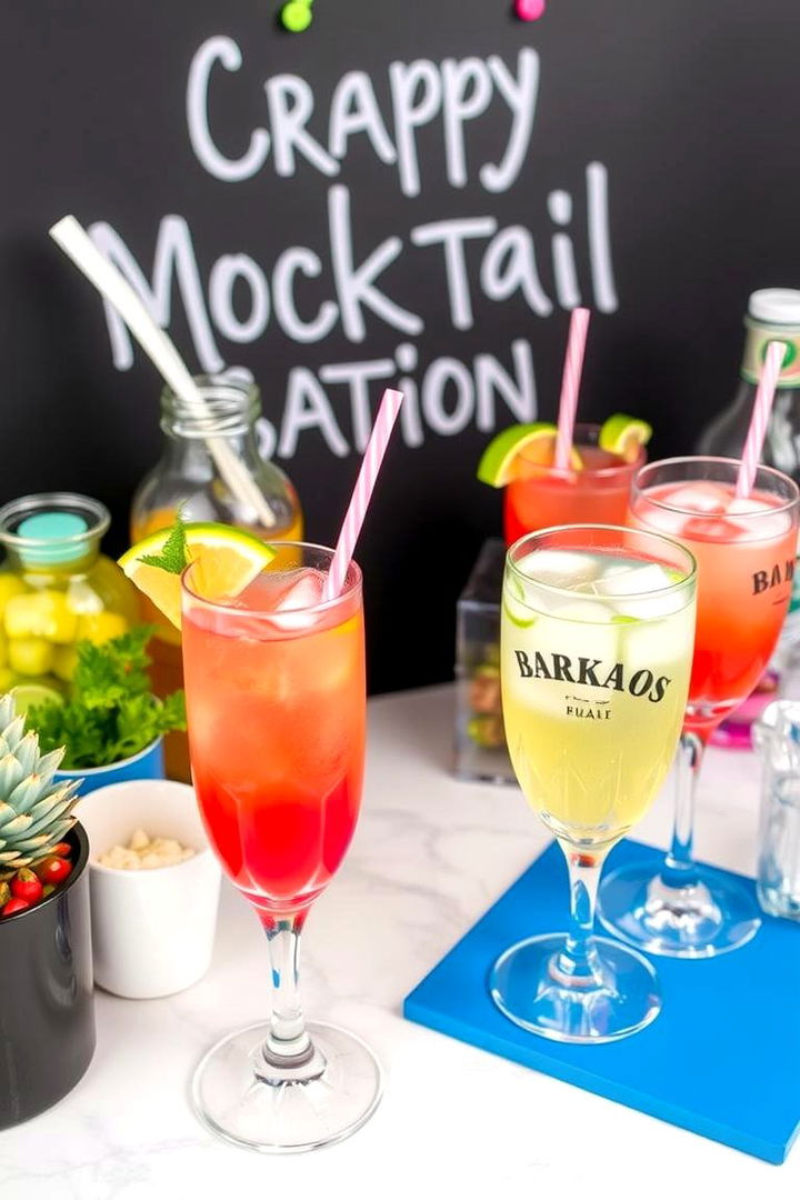 Sparkling Mocktail Creation Session - 22 50th Wedding Anniversary Ideas
