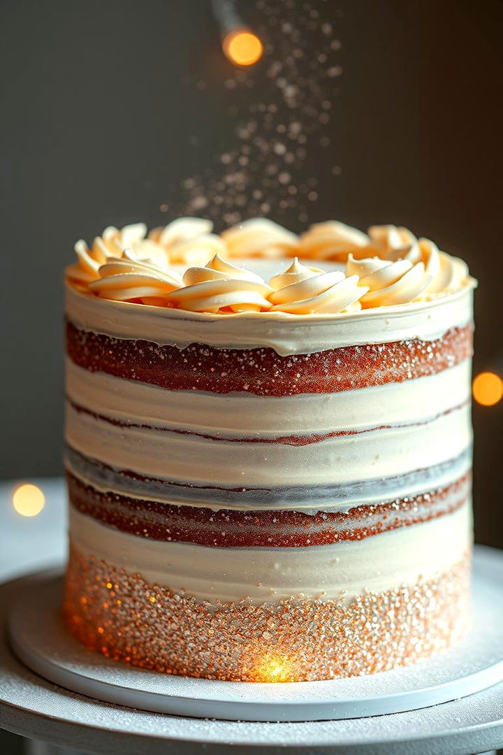 Sparkling Whimsy - 22 Naked and Semi-naked Wedding Cake Ideas