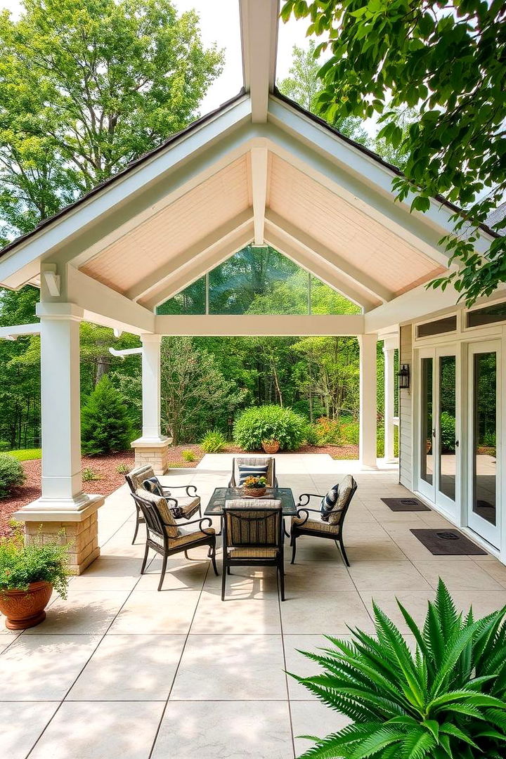 Spatial Harmony Concepts - 22 Gable Patio Roof Design Ideas