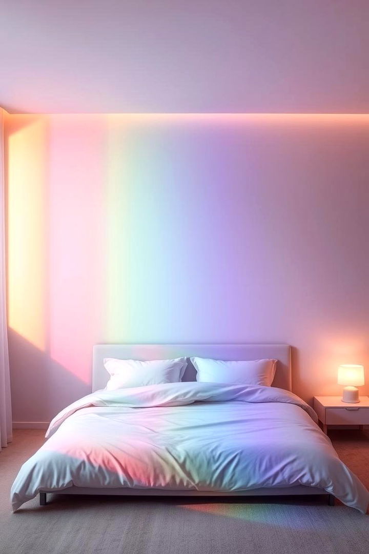 Spectrum Lighting Effects - 22 Rainbow Bedroom Ideas
