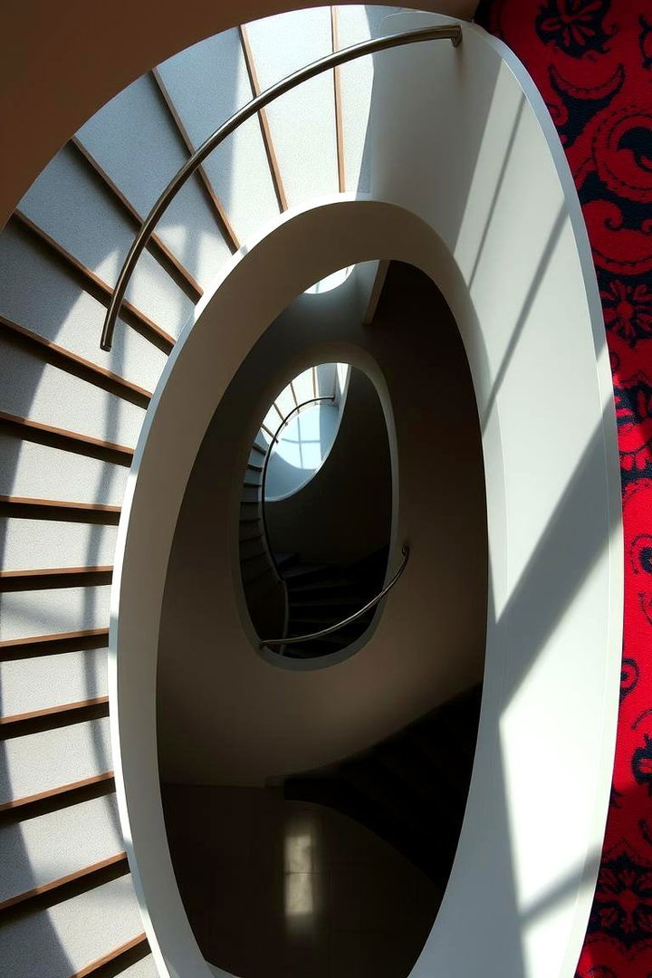 Spiraling Drama - 22 Contemporary Staircase Design Ideas