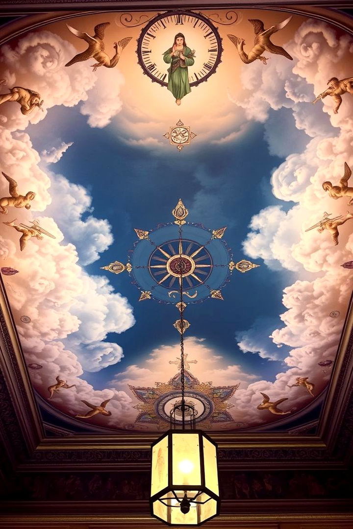 Spiritual and Symbolic Motifs - 22 Ceiling Murals