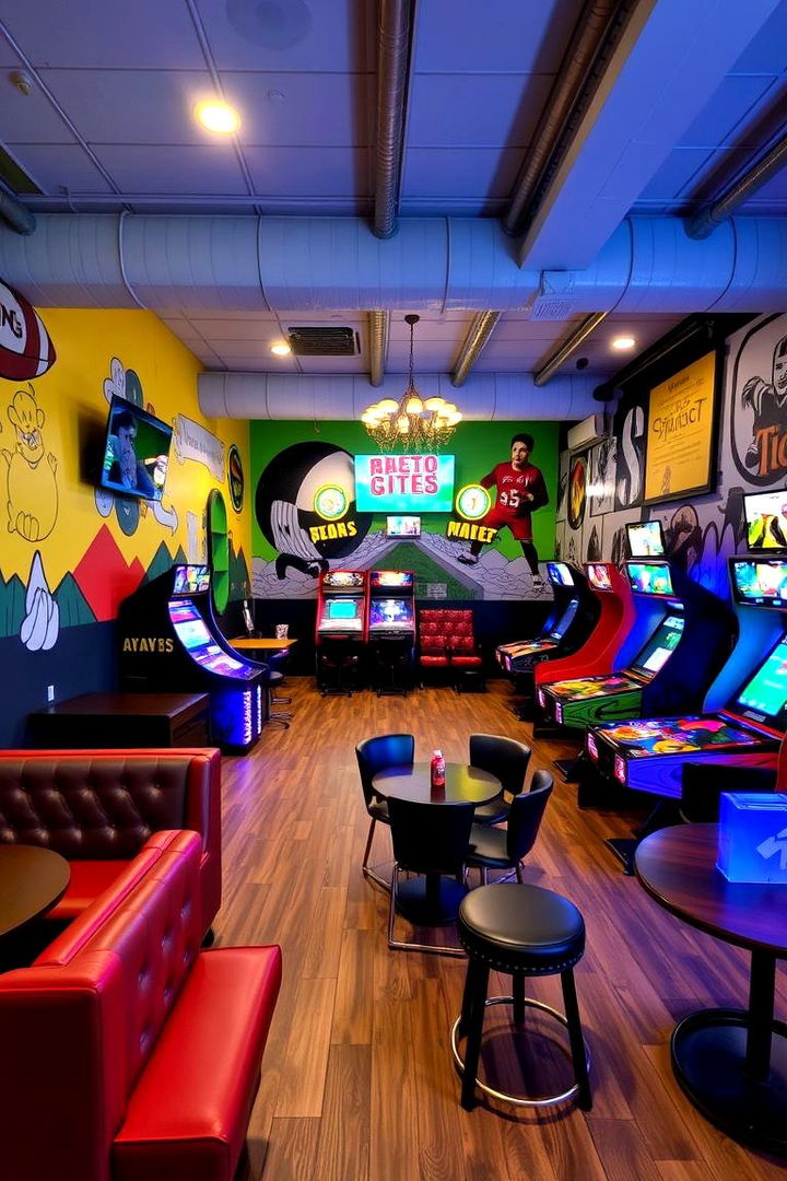 Sport Themed Hangout - 22 Teen Hangout Room Ideas