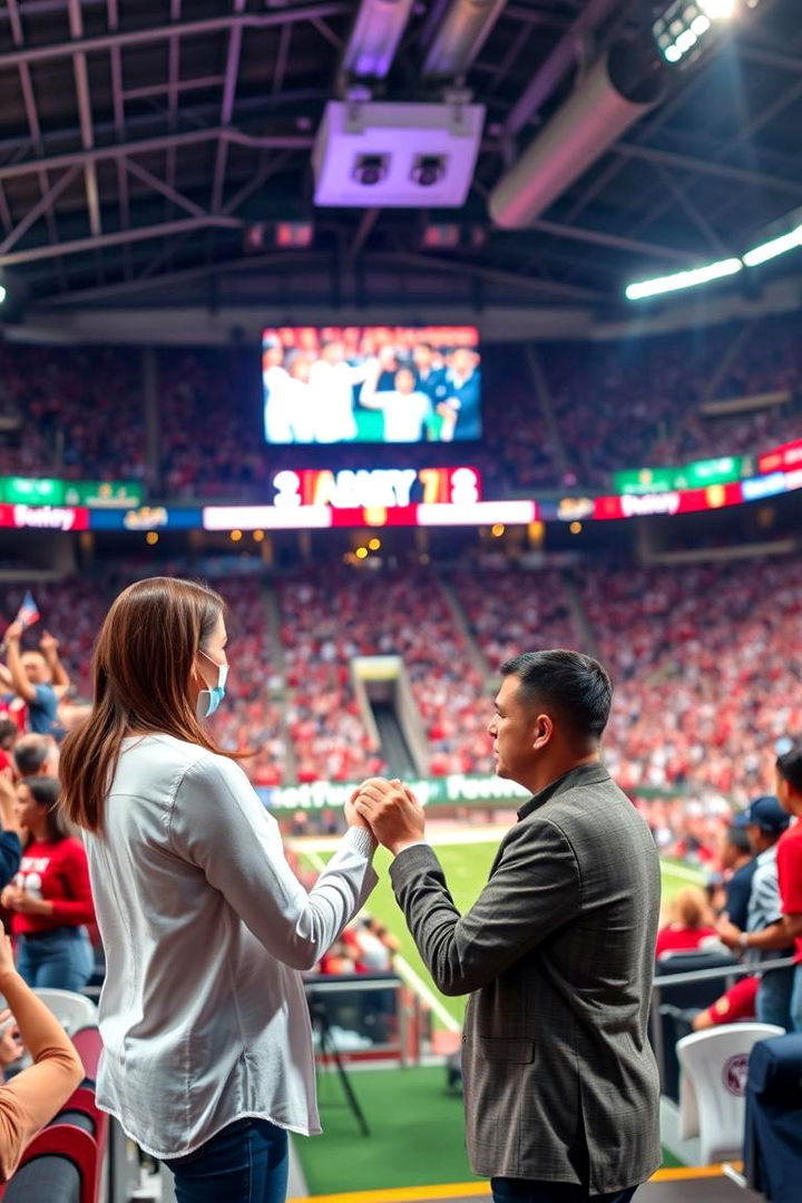 Sports Event Proposal - 22 Wedding Proposal Ideas