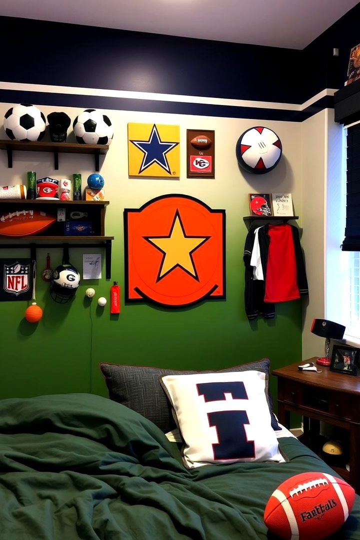 Sports Themed Accents - 22 Tween Bedroom Ideas