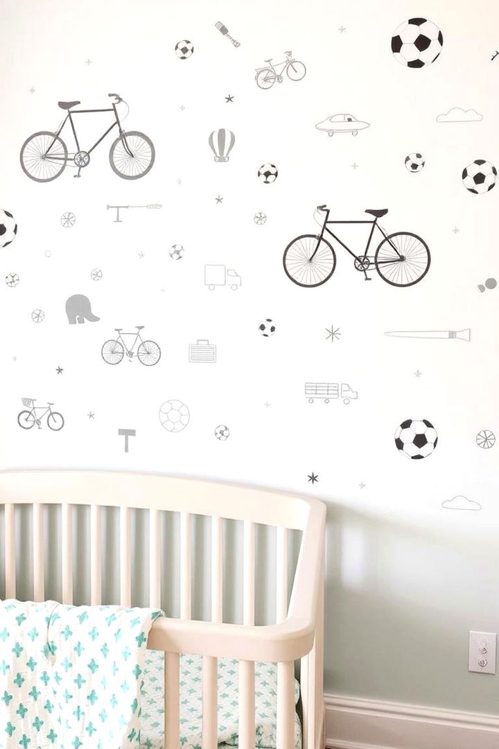 Sports and Hobby Displays - 22 Nursery Wall Decor Ideas