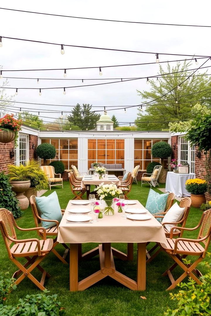 Spring Garden Party Space - 22 Spring Garden Ideas