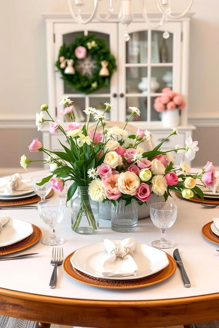 Spring Themed Table Settings - 22 Spring Decor Ideas