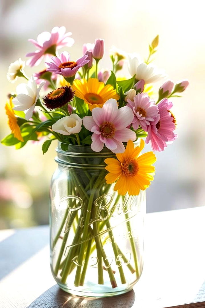 Springtime Bloom Ensemble - 22 Mason Jar Centerpiece Ideas