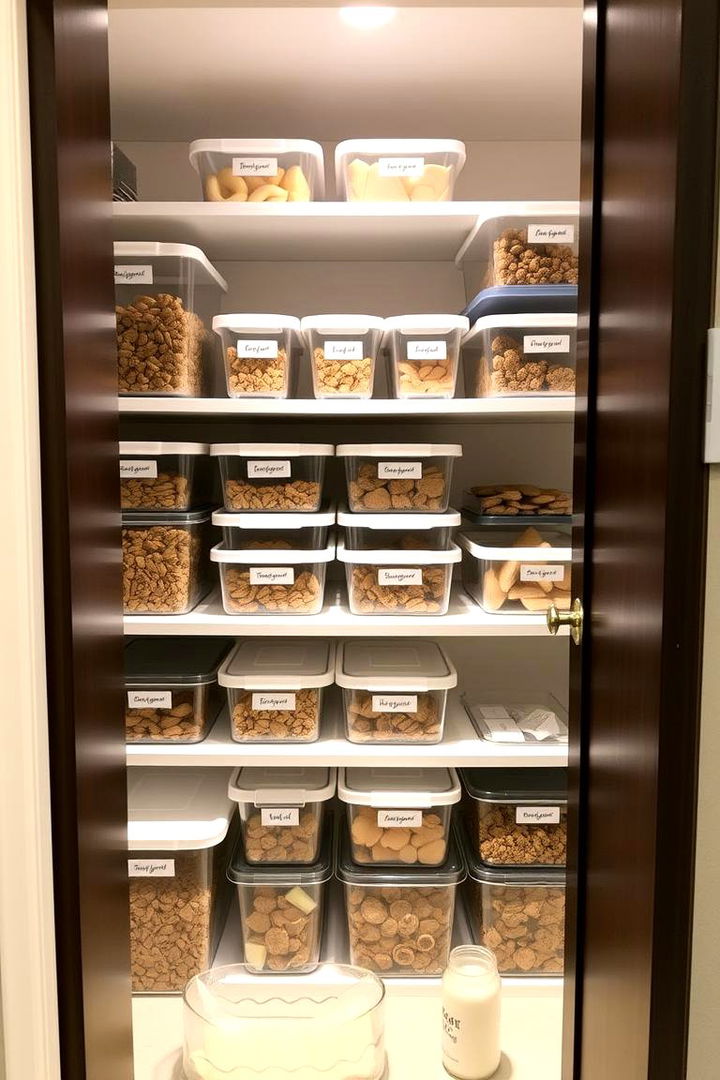 Stackable Bins Efficiency - 22 Corner Pantry Ideas