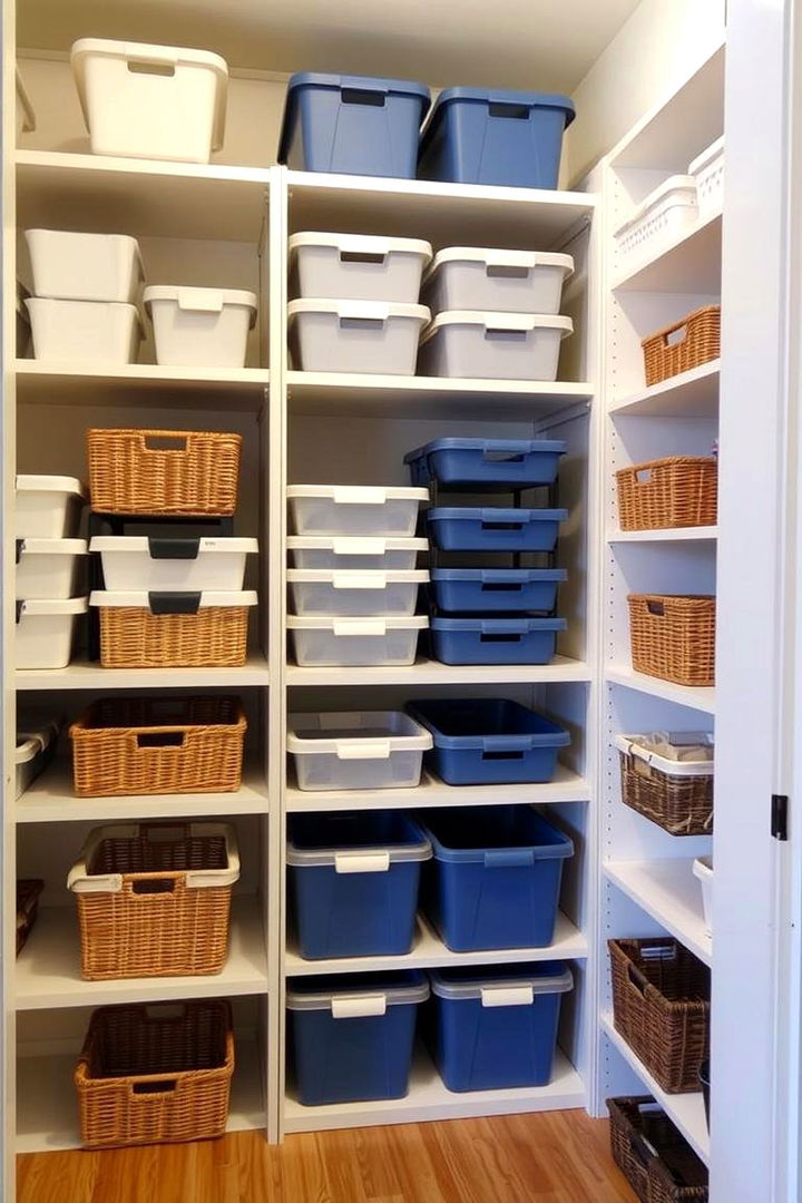 Stackable Bins and Baskets for Smart Organization - 22 Clothes Storage Ideas