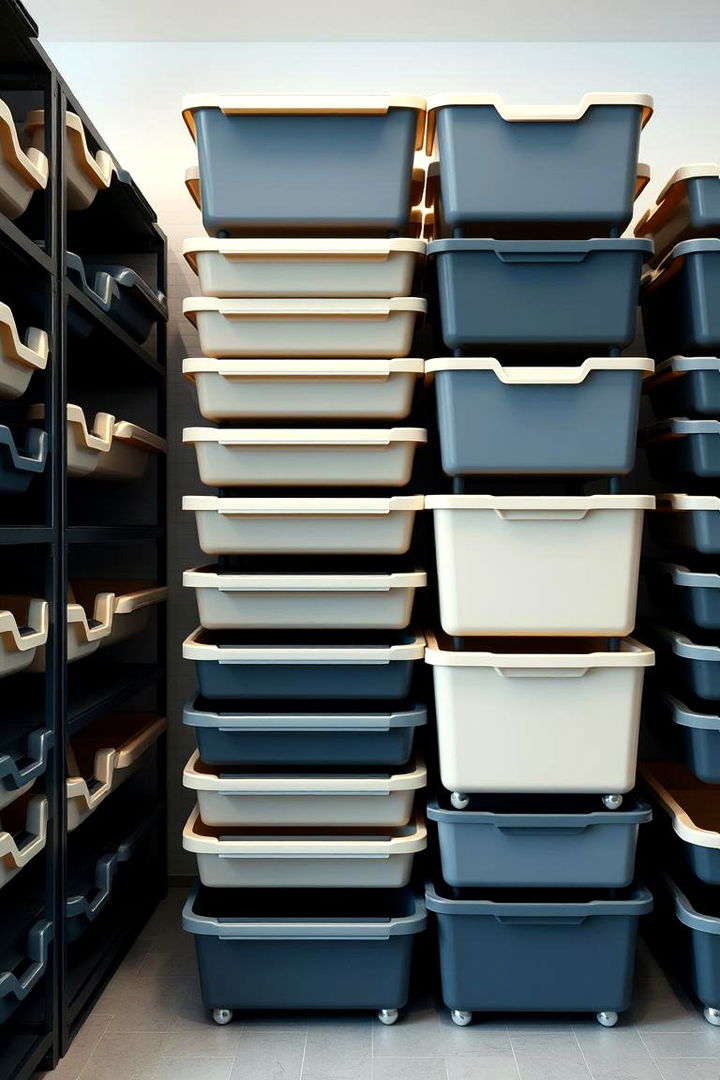 Stackable Bins and Containers - 22 Storage Ideas