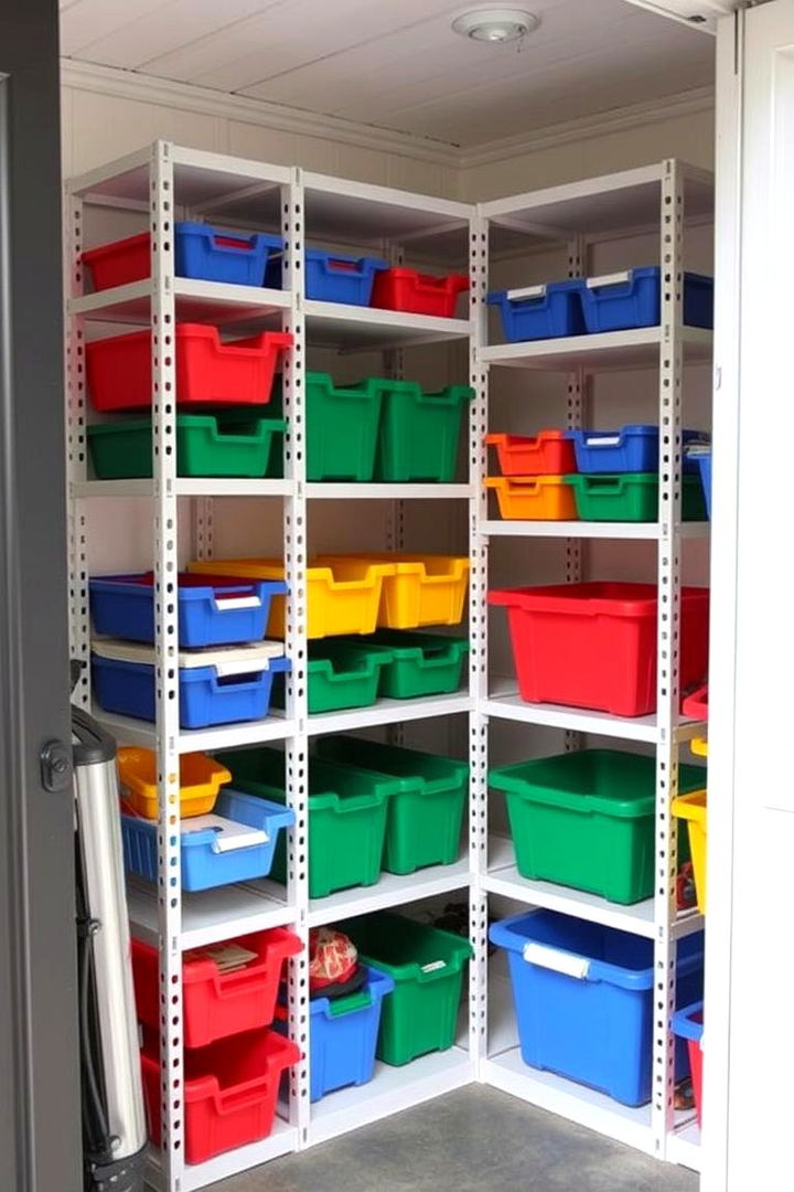 Stackable Modular Shelves - 22 Shed Shelving Ideas