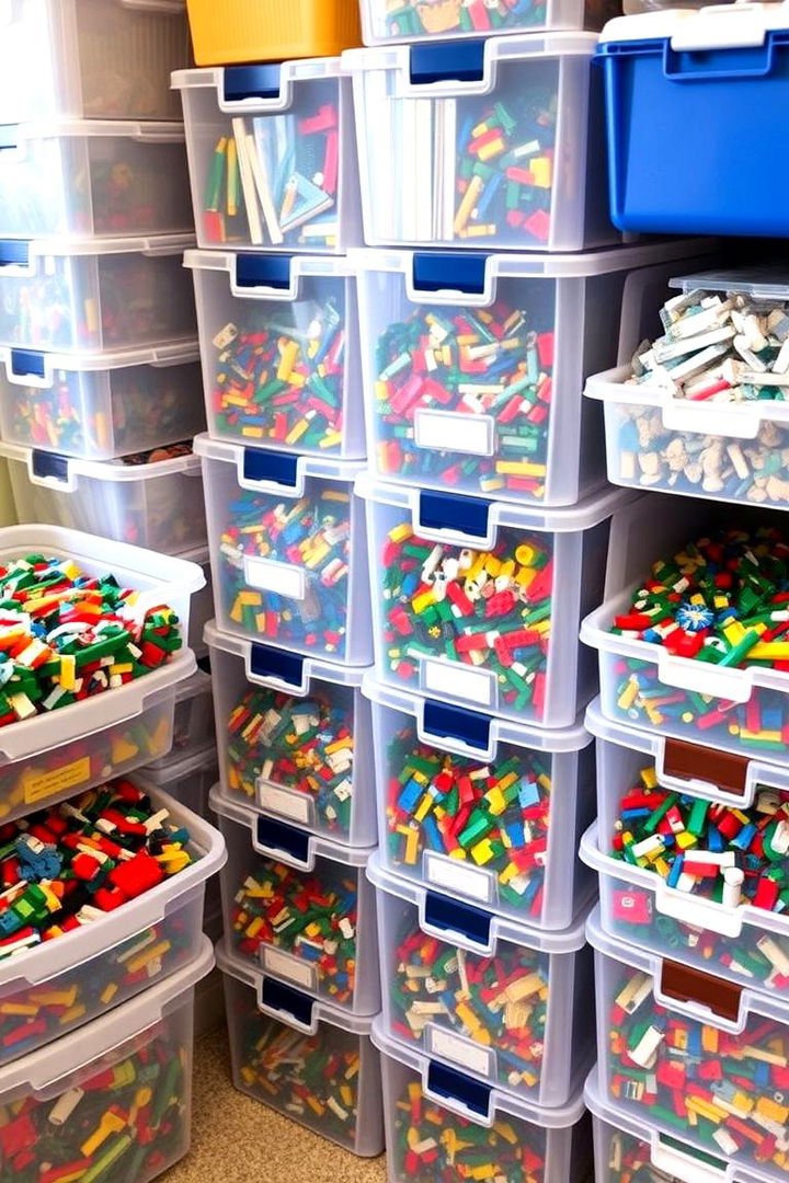 Stackable Storage Boxes - 22 Lego Storage Ideas