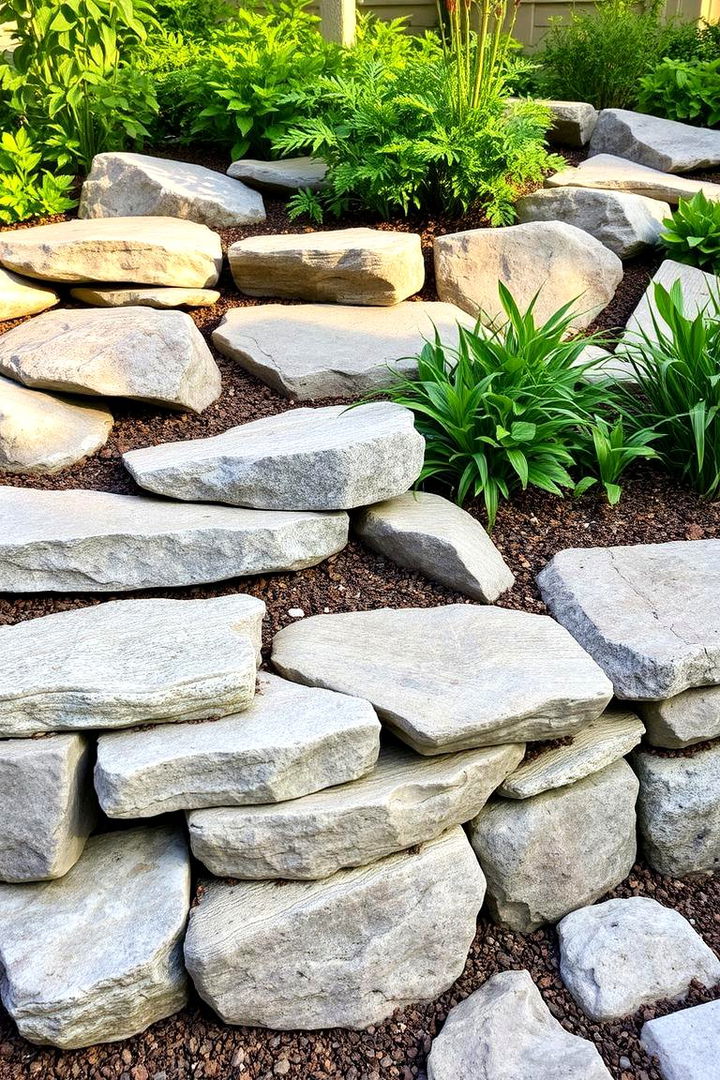 Stacked Stone Beds - 22 Inexpensive Raised Garden Bed Ideas