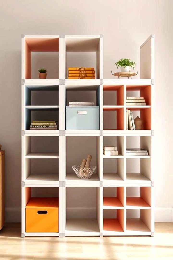 Stacking Modular Storage Cubes - 22 Toy Storage Ideas