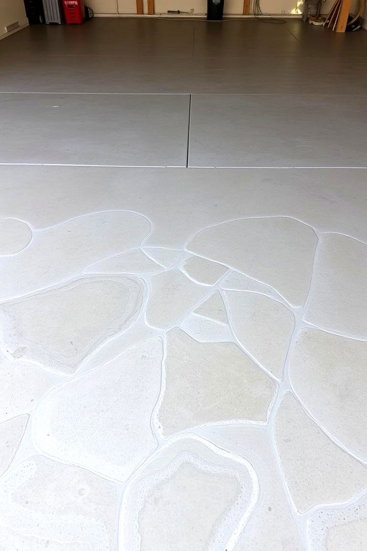 Stamped Concrete Garage Floor - 22 Garage Flooring Ideas