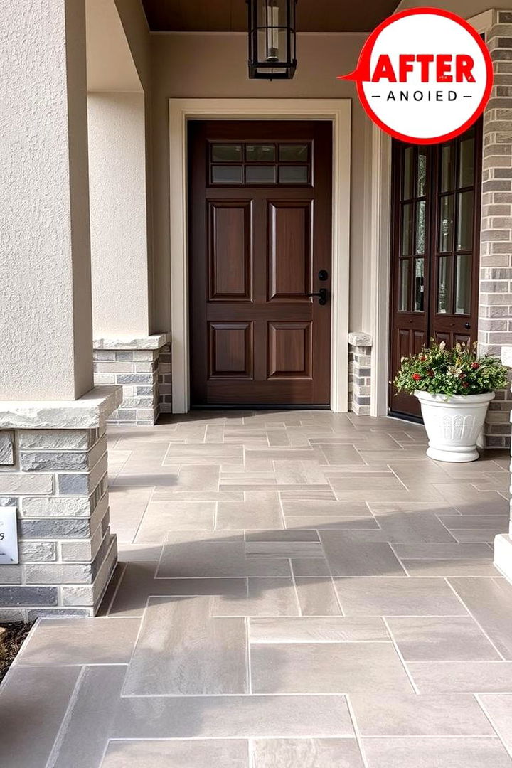 Stamped Concrete Look Paint - 22 Indoor Concrete Floor Paint Ideas