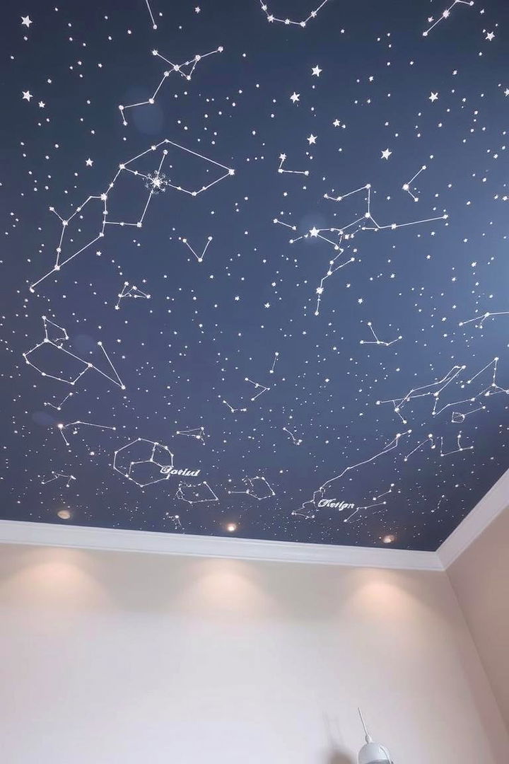 Star Map Ceiling Decor - 22 Star Wars Nursery Ideas