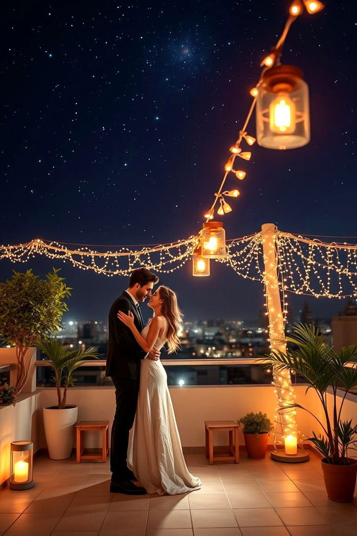 Starlit Rooftop Proposal - 22 Wedding Proposal Ideas