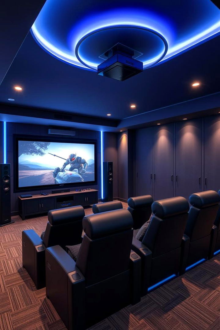 State of the Art Home Theater Gaming - 22 Luxury Game Room Ideas