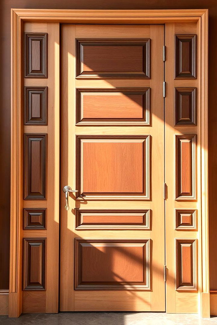 Stately Paneled Doors - 22 Colonial Front Door Ideas