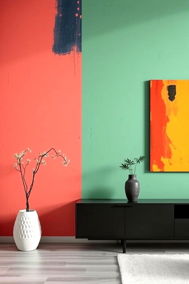 Statement Accent Walls - 22 Townhouse Interior Design Ideas