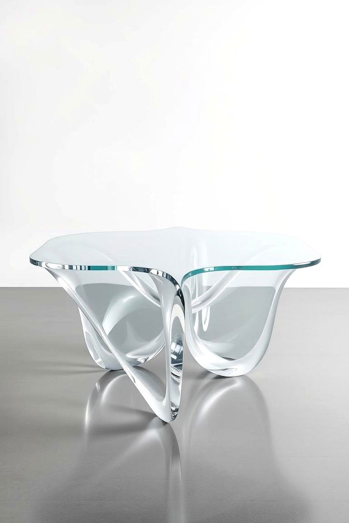 Statement Acrylic Table Design - 22 Table Design Ideas