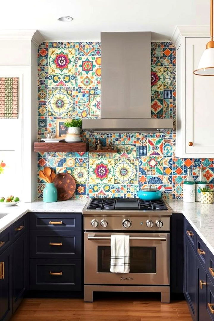 Statement Backsplash Designs - 22 Barndominium Kitchen Ideas