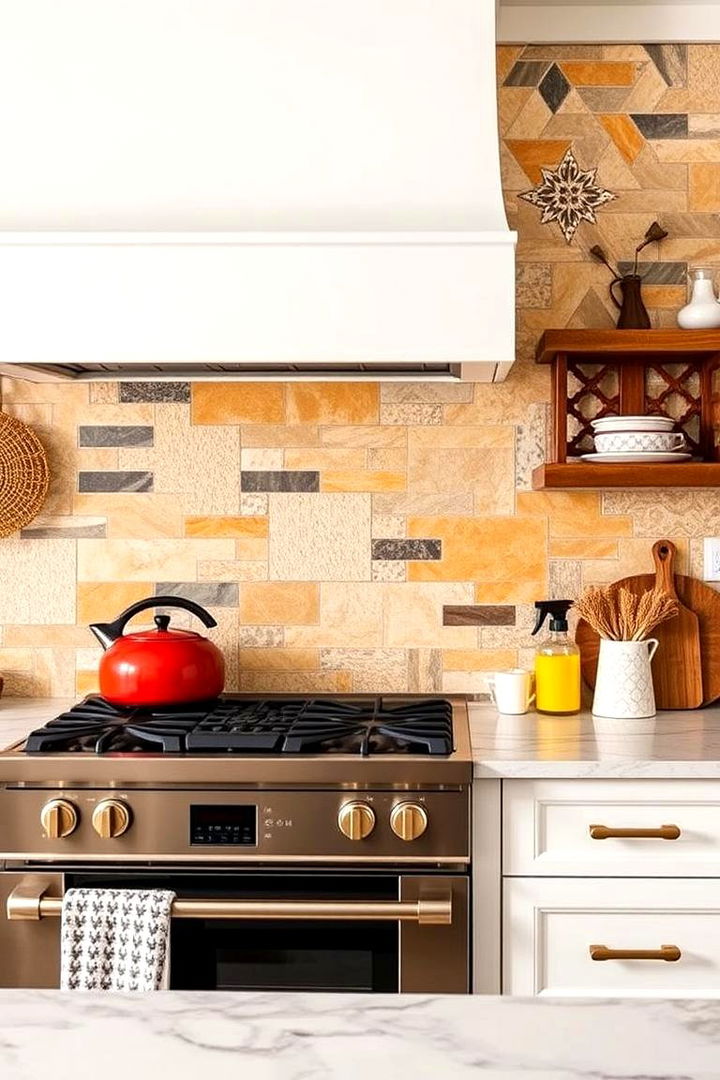 Statement Backsplashes - 22 Mid-century Modern Kitchen Ideas