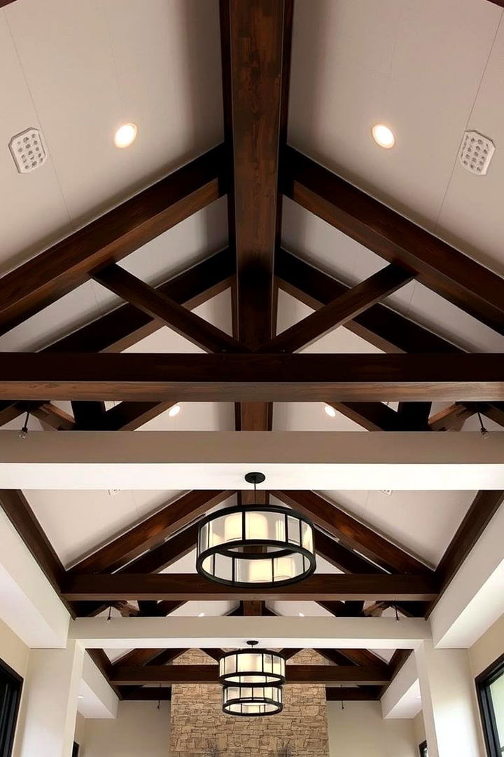 Statement Beam Accents - 22 Accent Ceiling Ideas