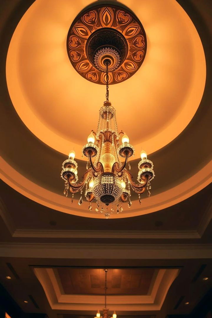 Statement Chandeliers Feature - 22 Bedroom Ceiling Ideas