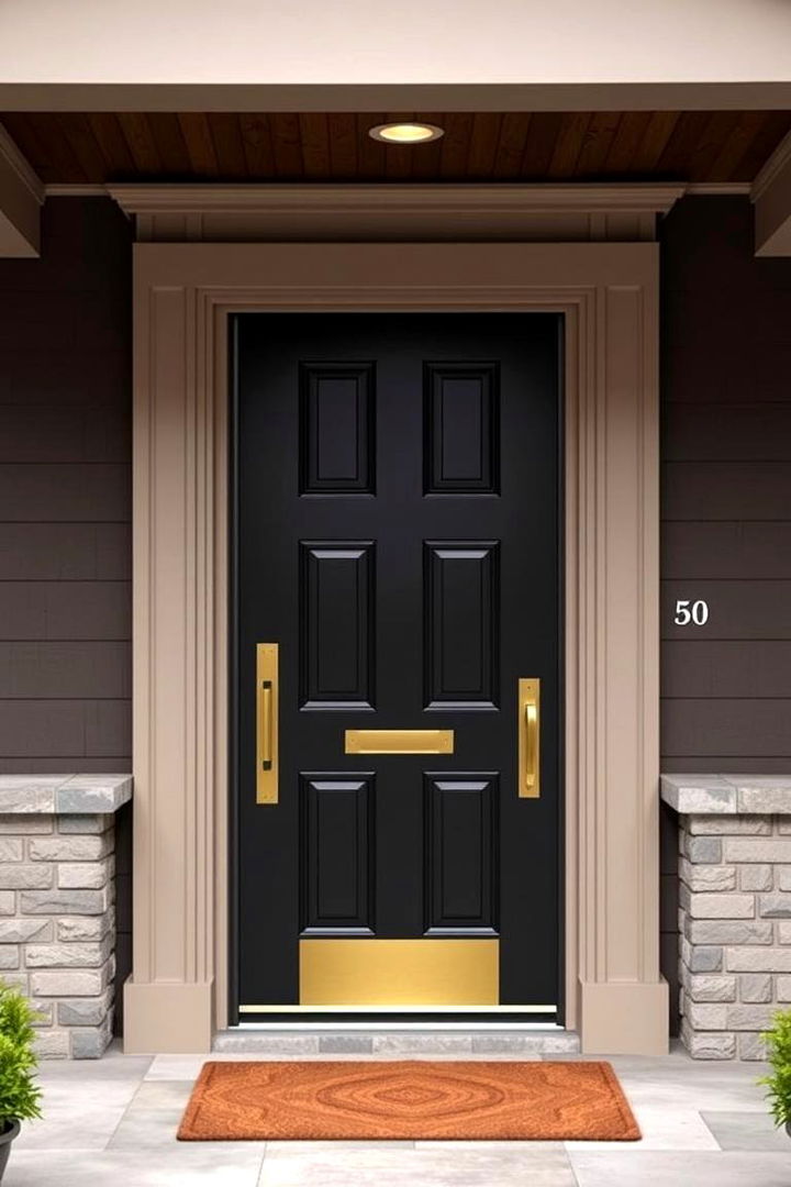 Statement Entrance Doors - 22 Modern Front Porch Ideas