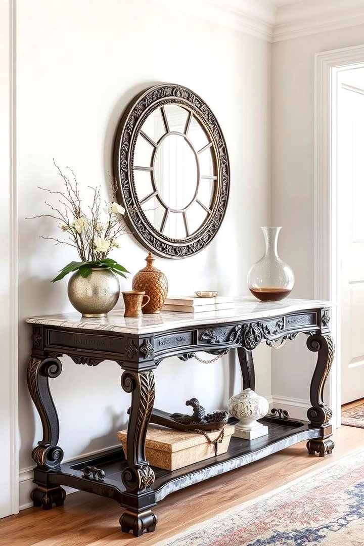 Statement Entry Table - 22 Boho Hallway Ideas