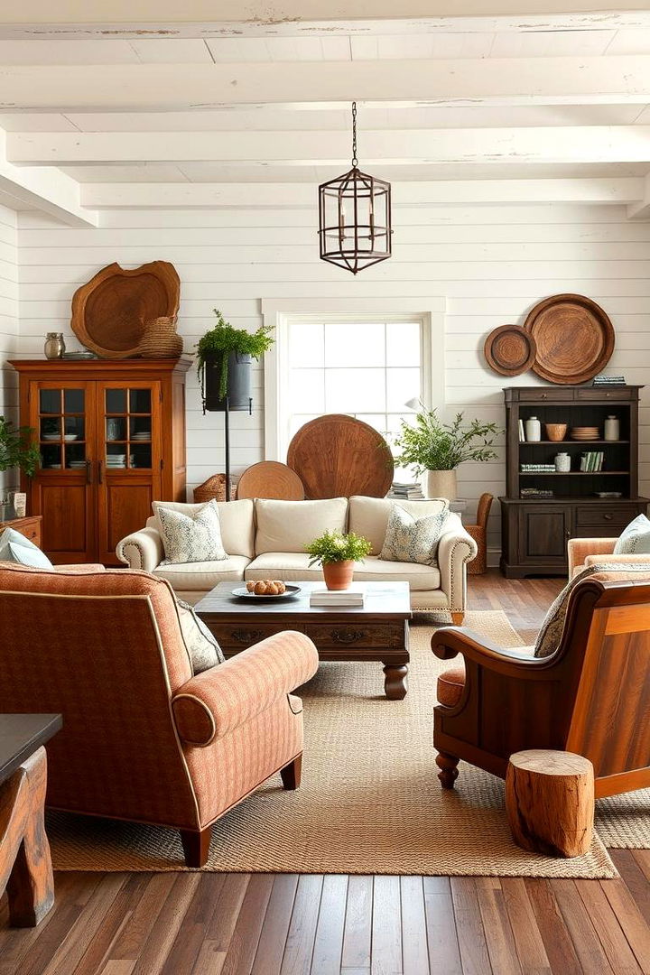 Statement Farmhouse Furniture - 22 Barndominium Interior Ideas