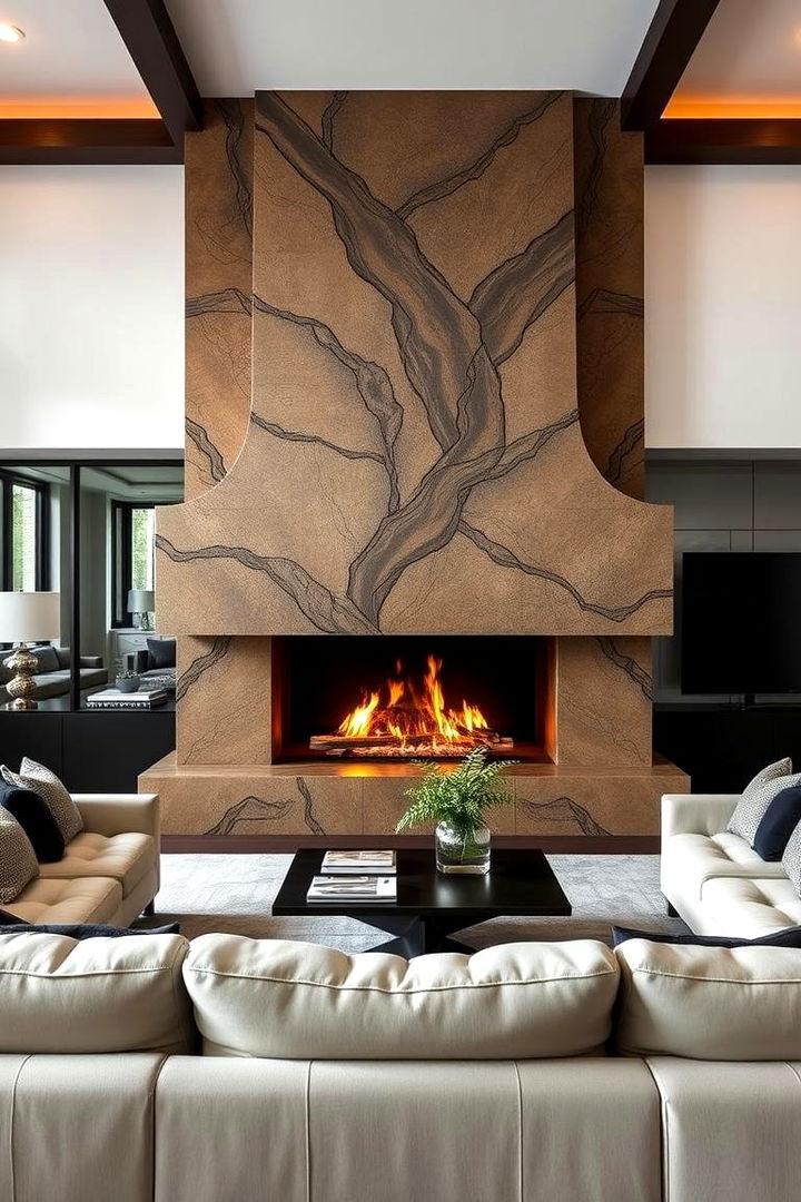 Statement Fireplace Designs - 22 Living Room Ideas With Sectionals and Fireplace