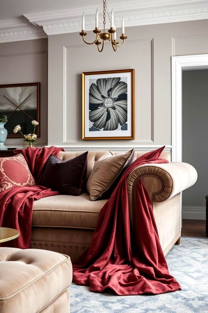 Statement Furniture Impact - 22 Dulux Egyptian Cotton Living Room Ideas