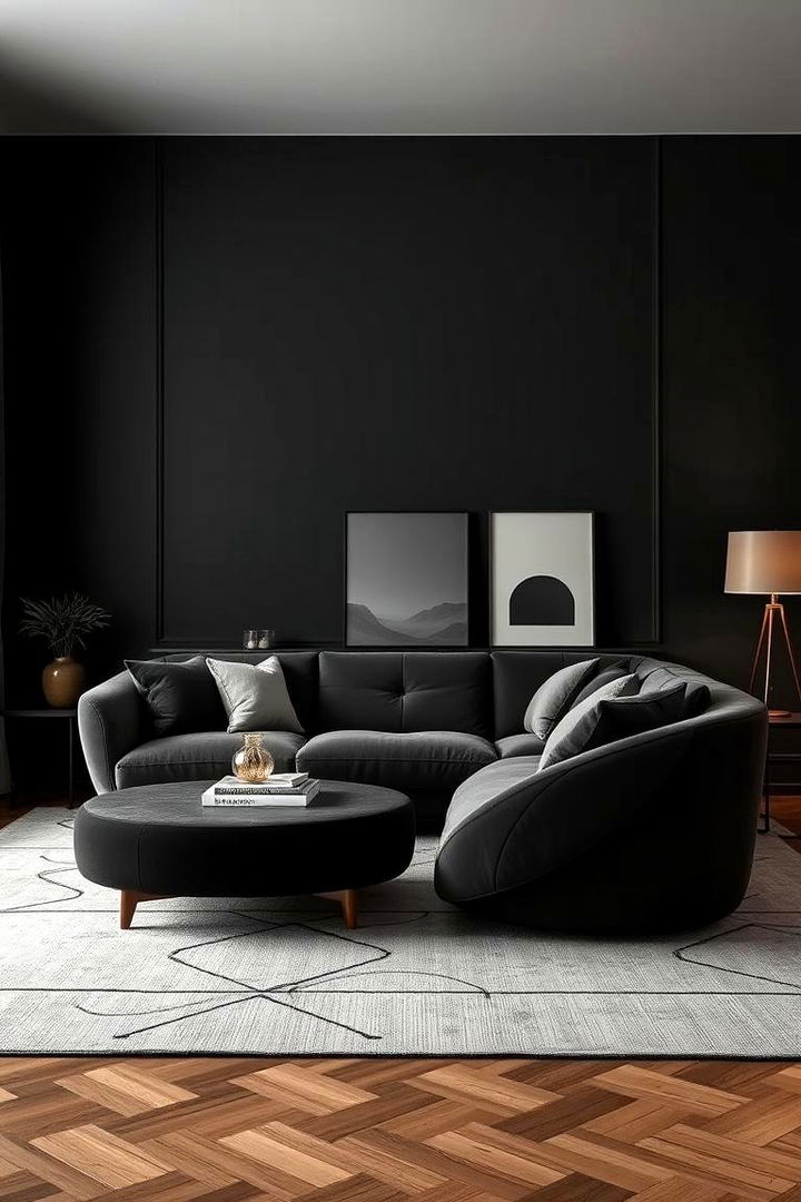 Statement Furniture Pieces - 22 Moody Living Room Ideas