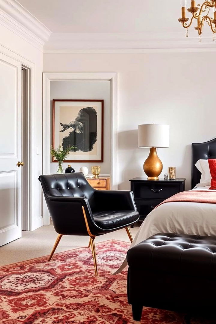 Statement Furniture Pieces - 22 Black and Gold Bedroom Ideas