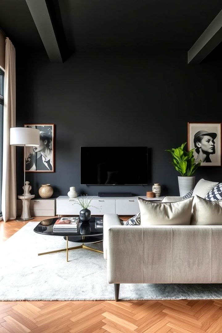 Statement Furniture as a Focal Point - 22 Small Living Room Ideas With Tv