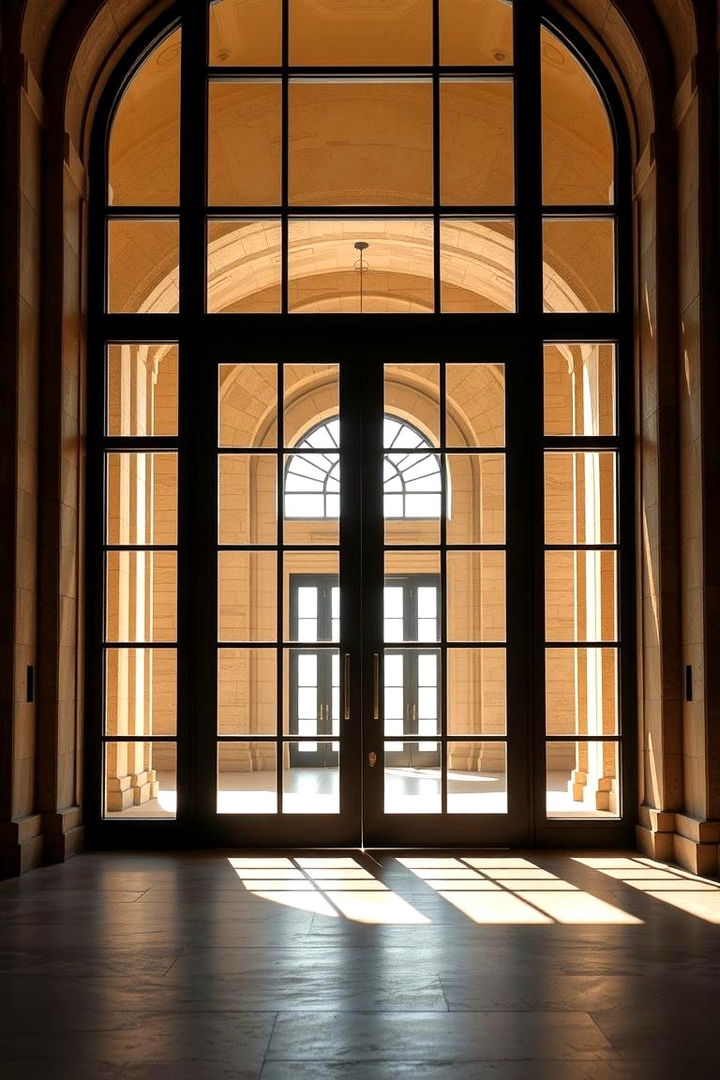 Statement Grand Entrance - 22 Glass Front Doors Ideas