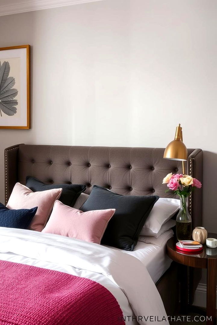 Statement Headboard Corner Bed - 22 Corner Bed Ideas